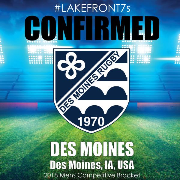 2018 Des Moines Rugby, Des Moines, IA, USA