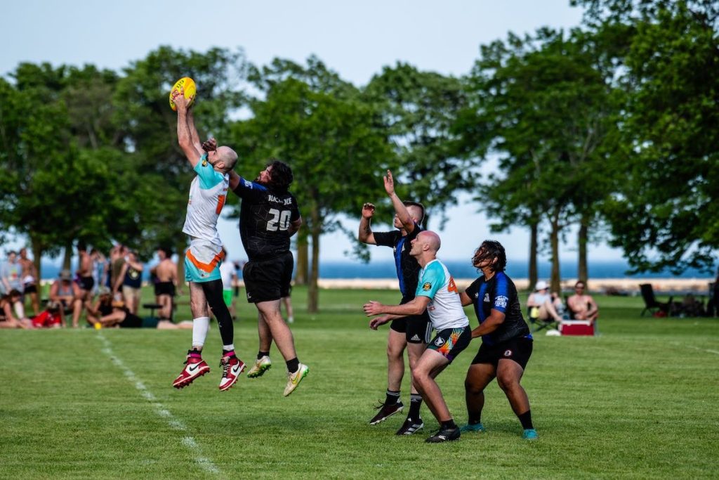 Lineout Jump Catch Competition