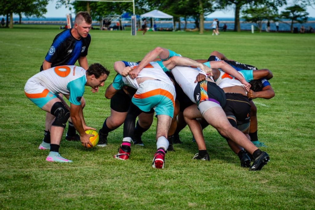 Scrum Rugby Ball Teamwork
