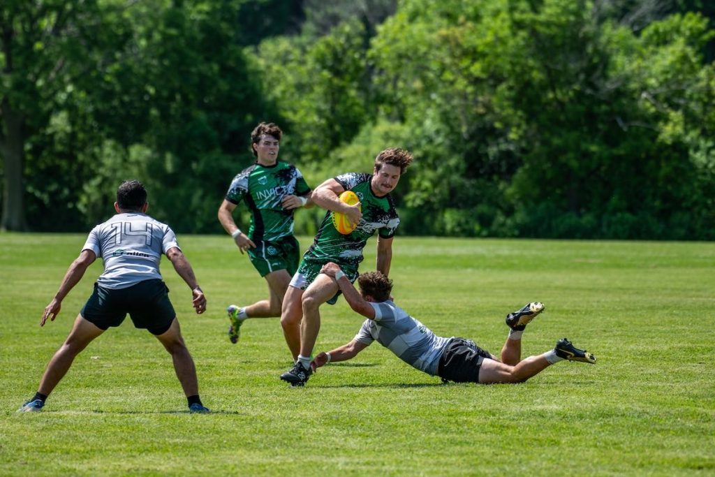 Tackle Pass Running Field