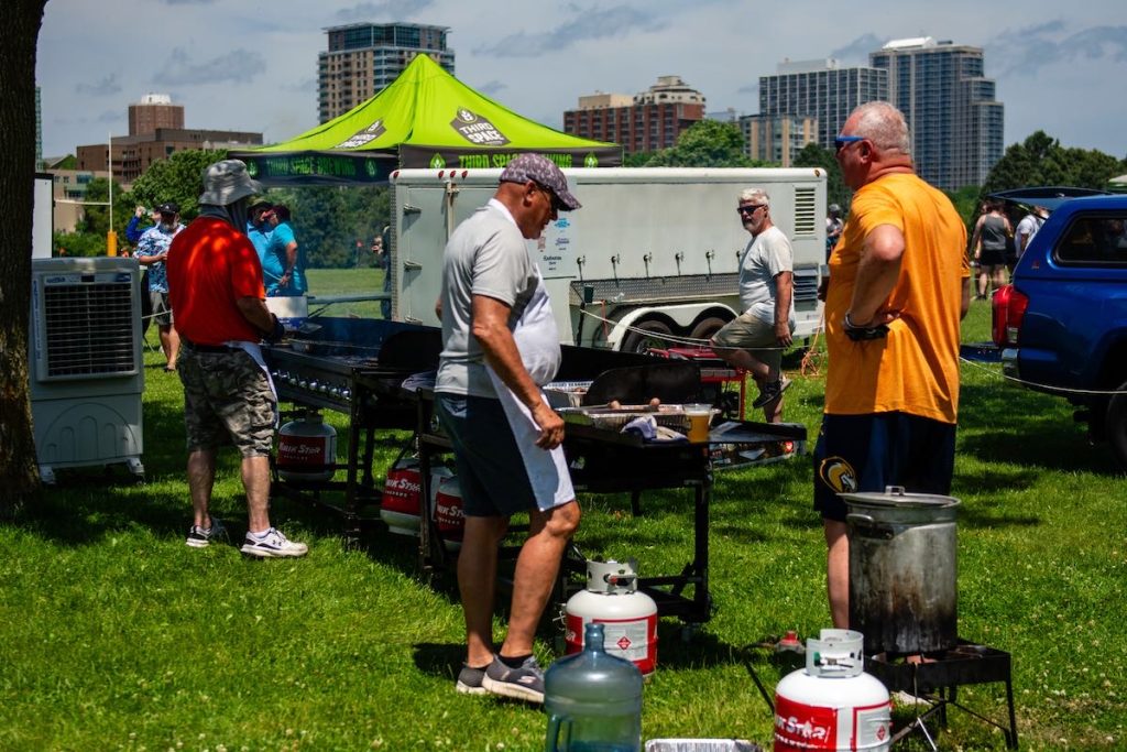 Tailgate Barbecue Outdoors Gathering