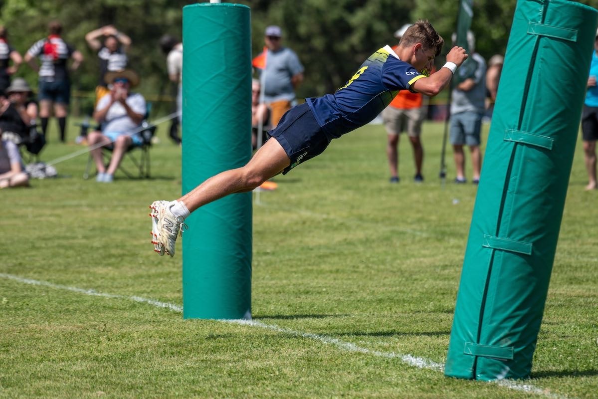 Try Dive Goalpost Celebration