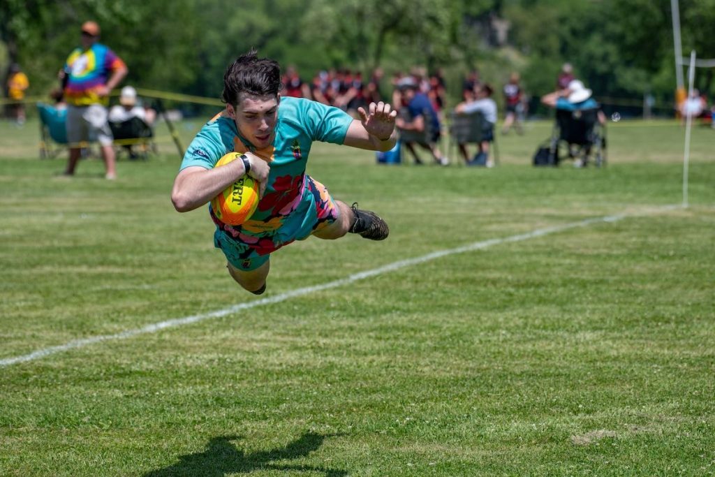 Try Dive Player Rugby