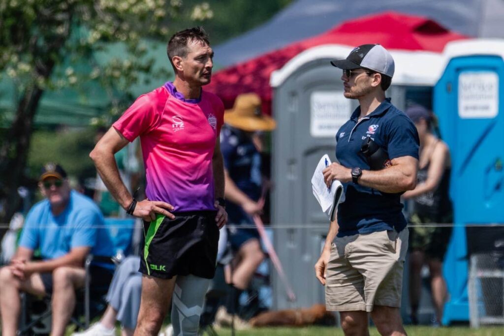 Referee Discussion Sidelines Coach