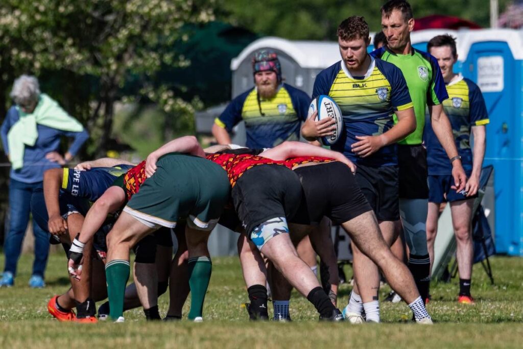 Scrum Referee Players Ball