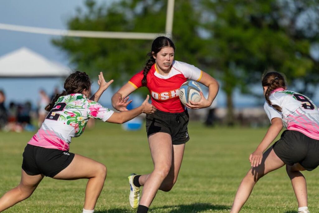 Tackle Run Rugby Ball