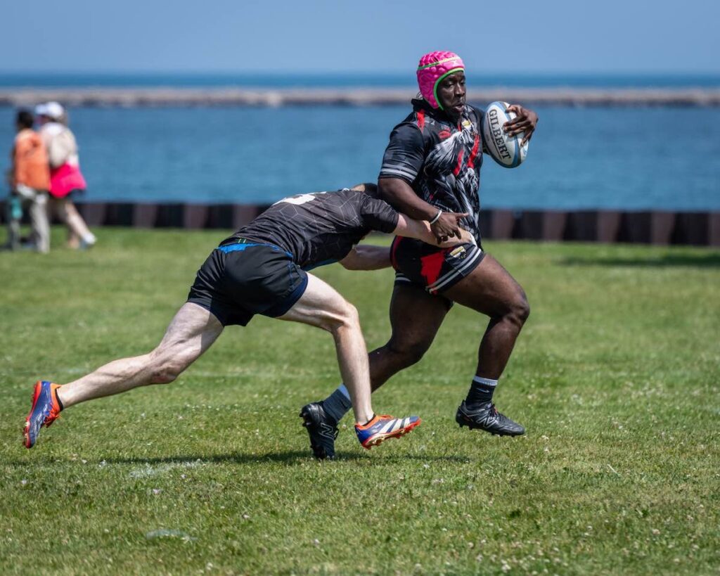 Tackle Run Rugby Ball 1