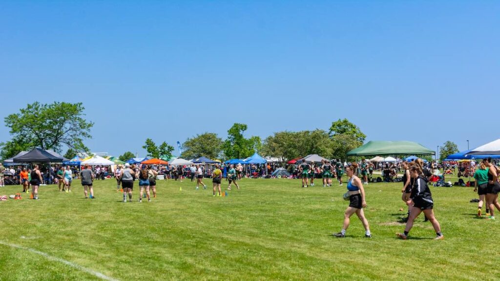 Tournament Tents Players Field