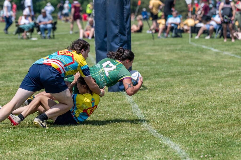 Try Tackle Scoring Grass